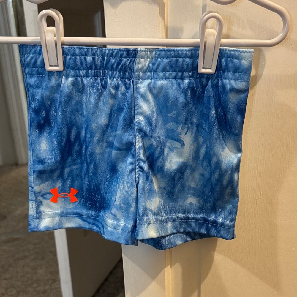 Under Armour Kids Blue and White Shorts